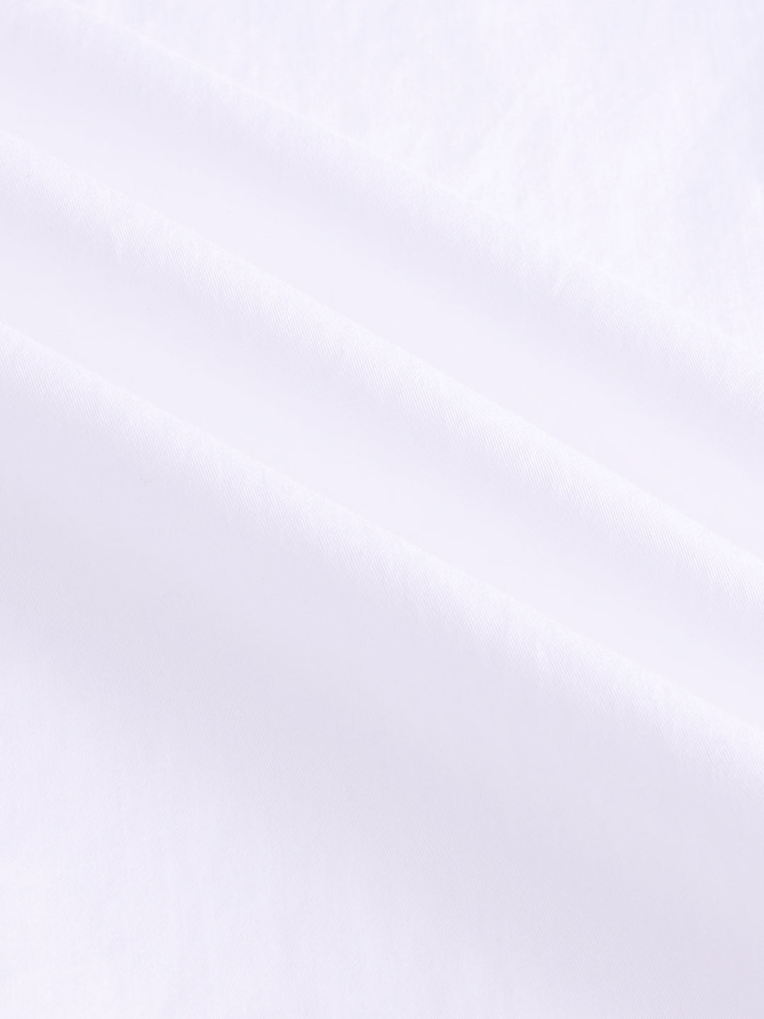 White Satin Button-Down Collar Business Shirt