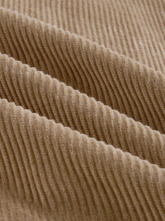 Olive Structured Corduroy Double Pocket Overshirt