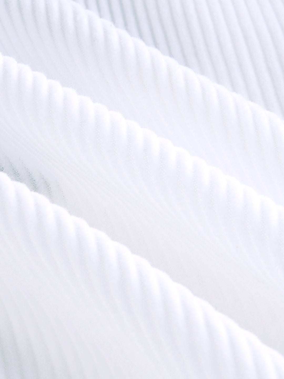 Winter White Corduroy Double Pocket Overshirt