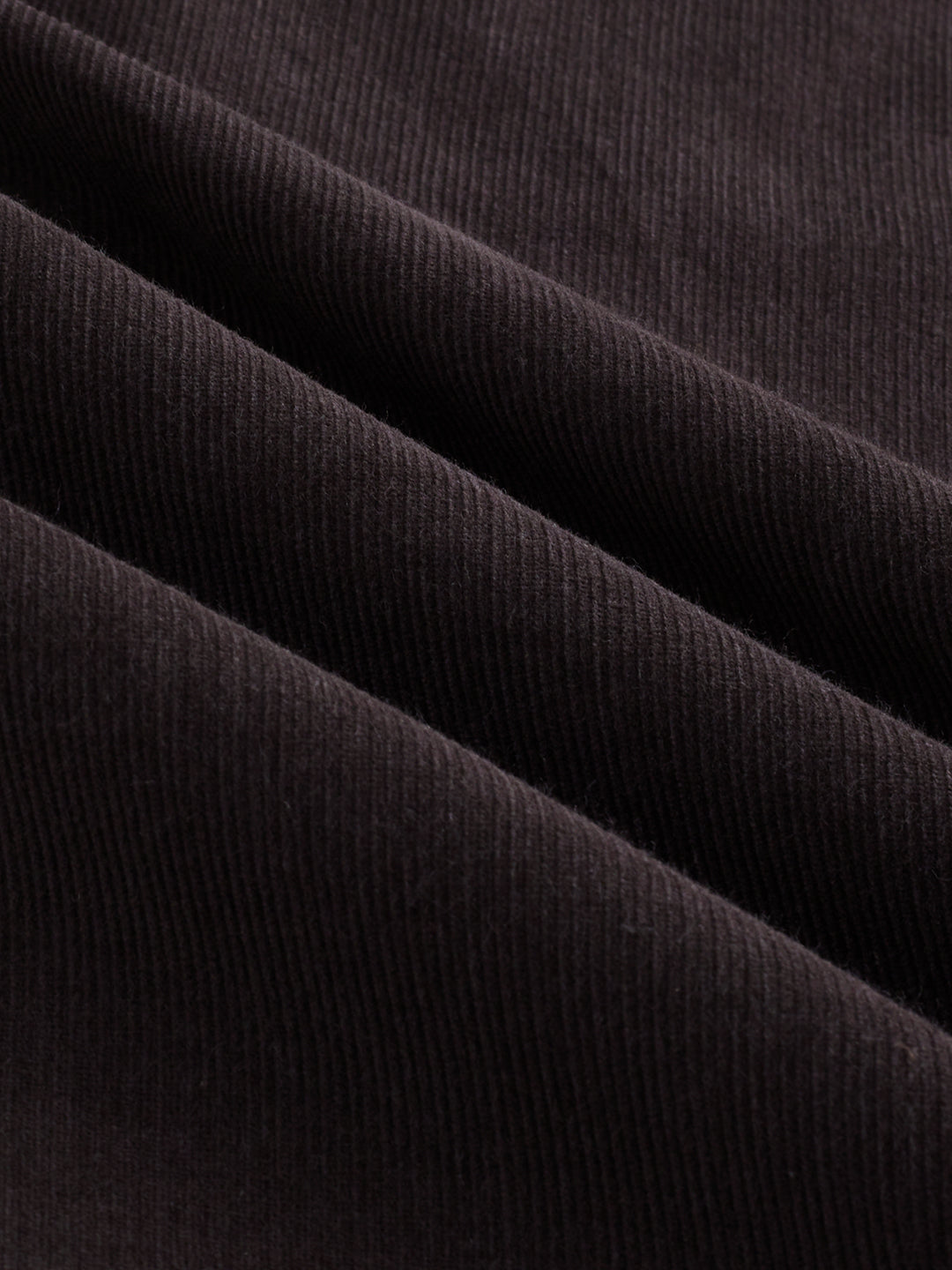 Charcoal Grey Corduroy Cuffless Oversized Shirt