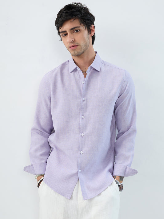 Lavender Mist Everyday Textured Shirt