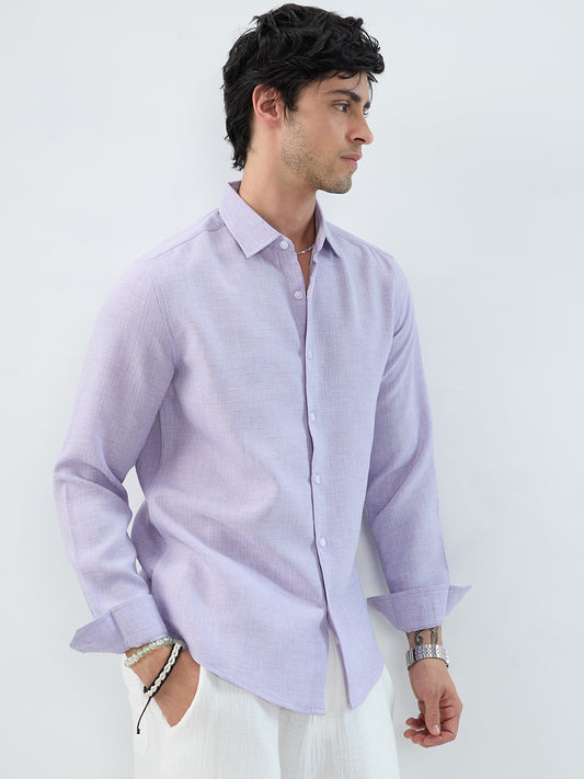 Lavender Mist Everyday Textured Shirt