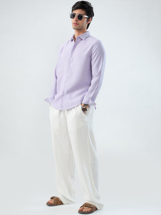 Lavender Mist Everyday Textured Shirt