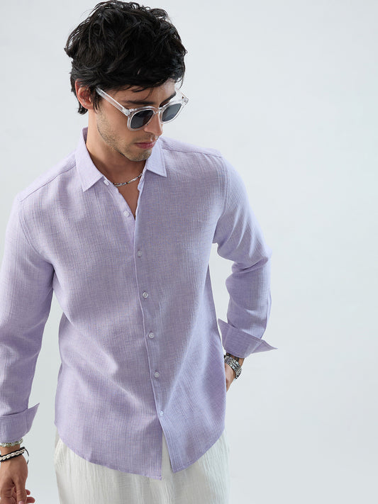 Lavender Mist Everyday Textured Shirt