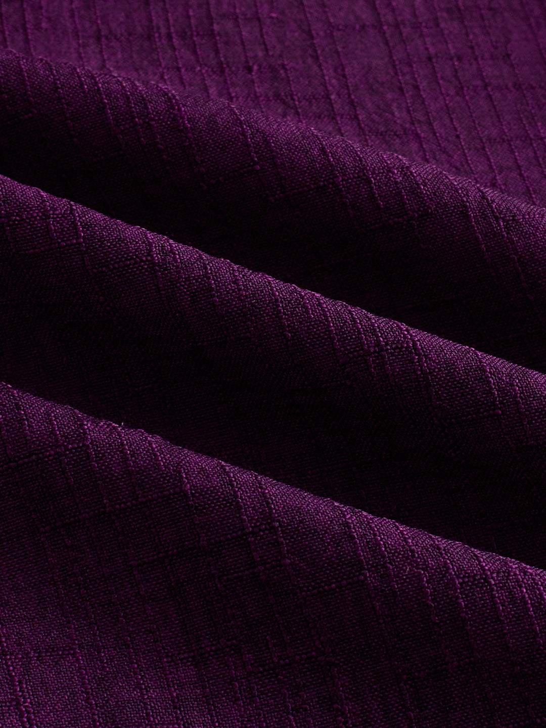 Mulberry Plum Slub Textured Everyday Shirt