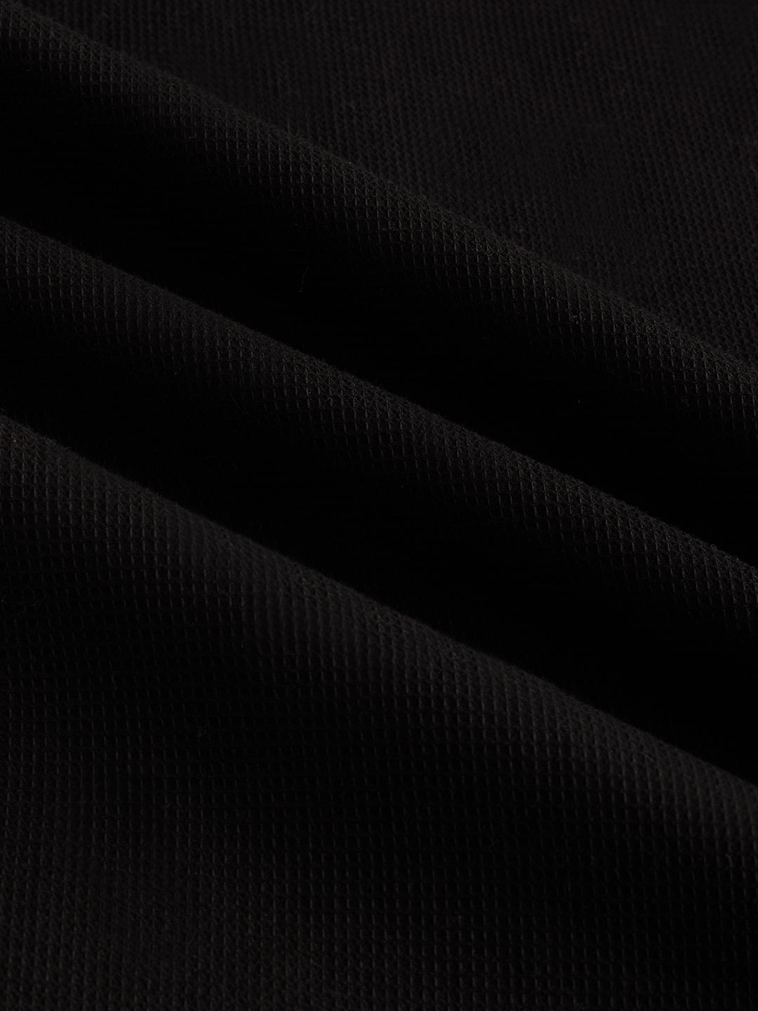 Timeless Black Subtle Emboss Essential Shirt