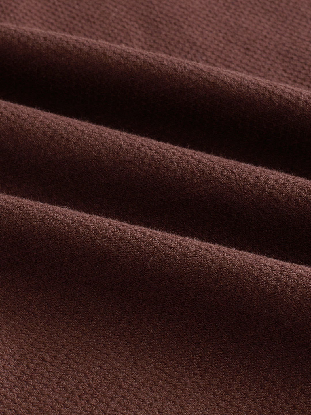 Hickory Brown Subtle Jacquard Everyday Shirt