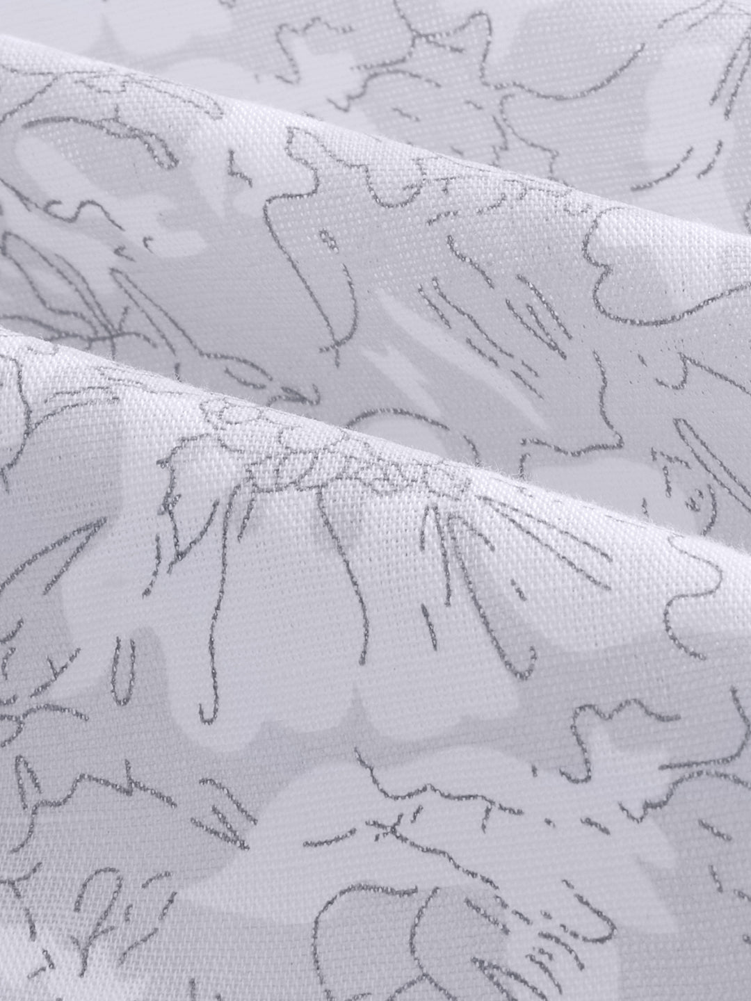 Grey Sketch Botanical Art Shirt