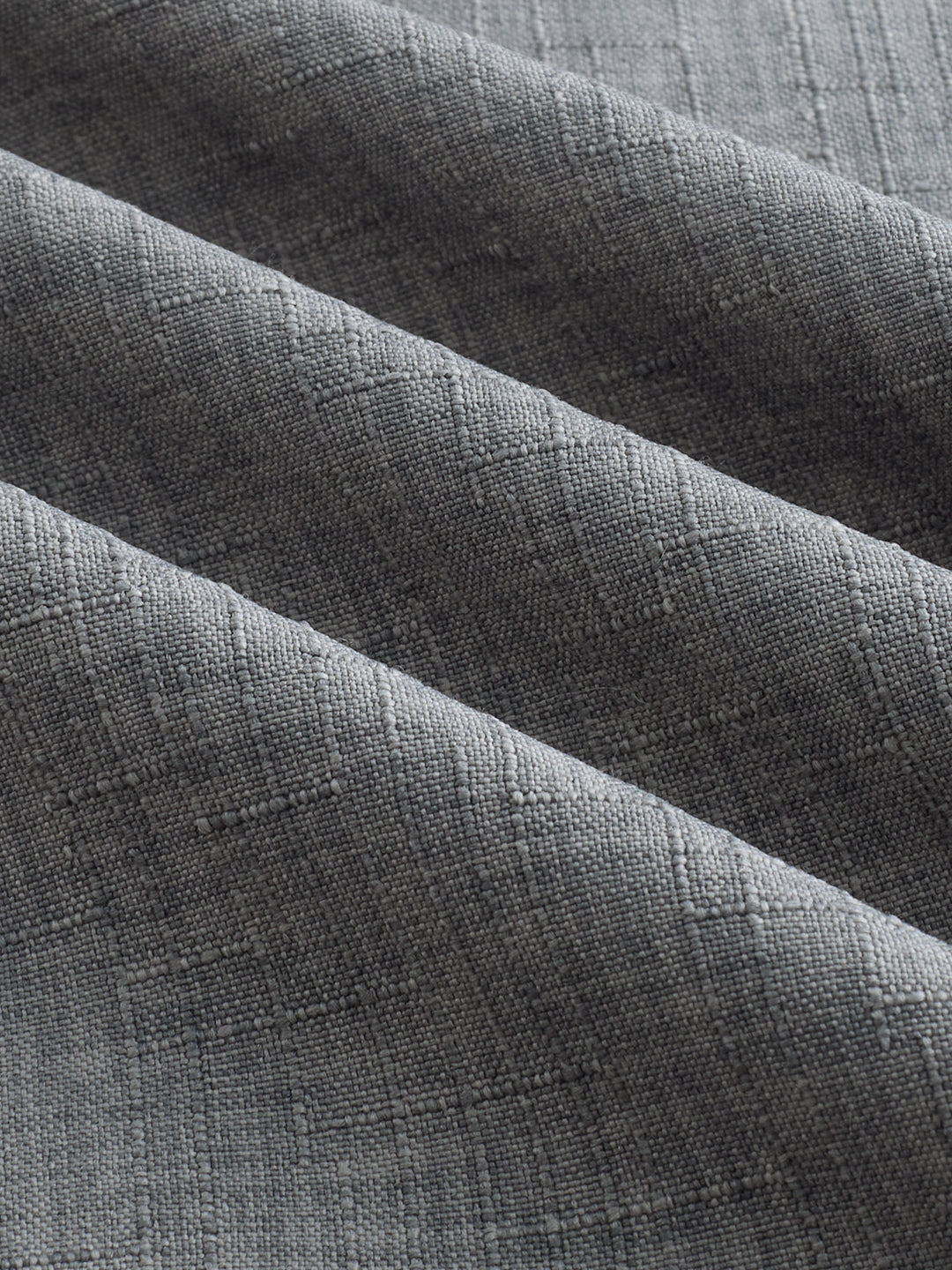 Dim Grey Slub Textured Shirt