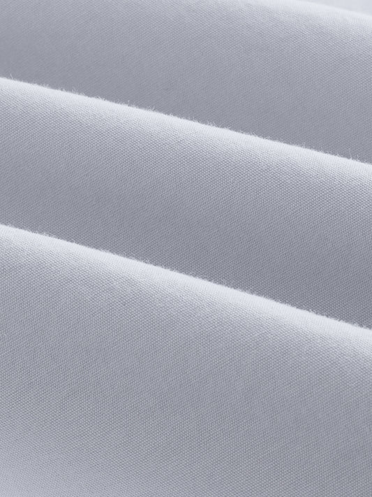 Solid Gainsboro Grey Poplin Peach Finish Shirt