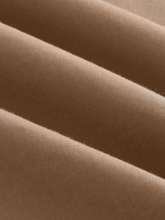 Plush Khaki Peach Finish Poplin Shirt