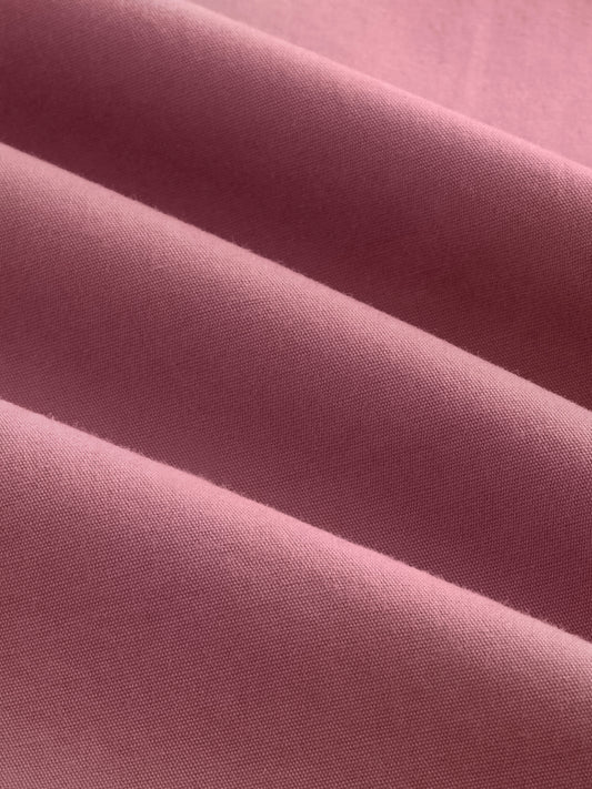 Plush Rouge Pink Peach Finish Poplin Shirt