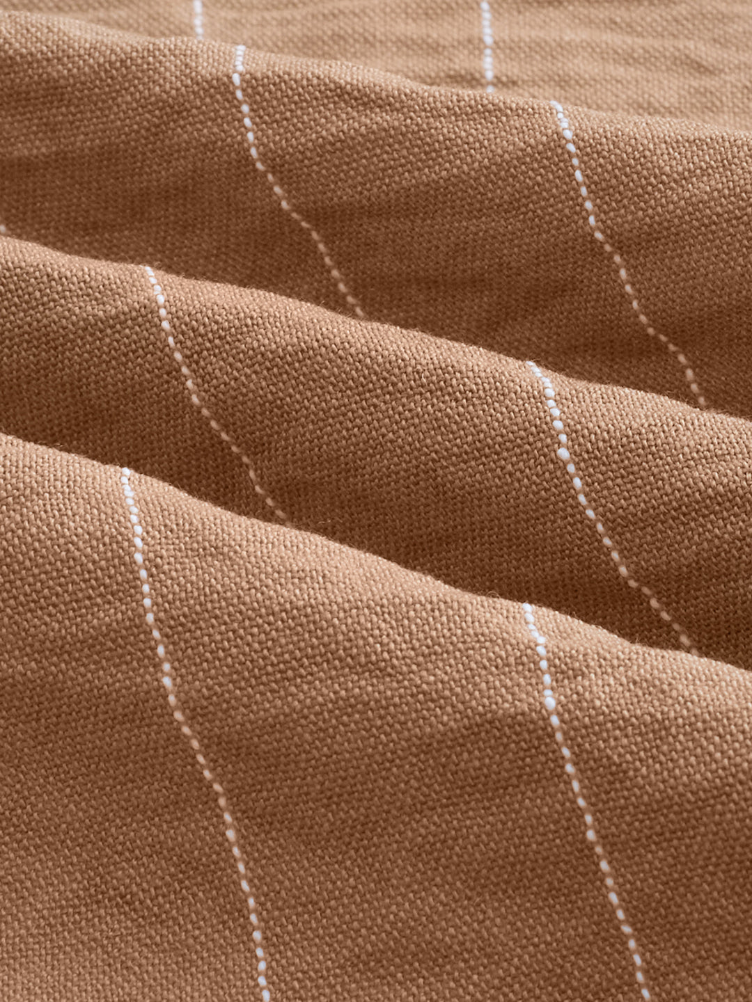 Schmick Warm Brown Pinstripe Shirt
