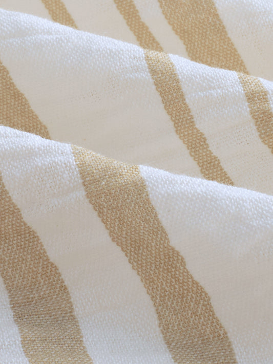 Sunwashed Neutral Linear Striped Shirt