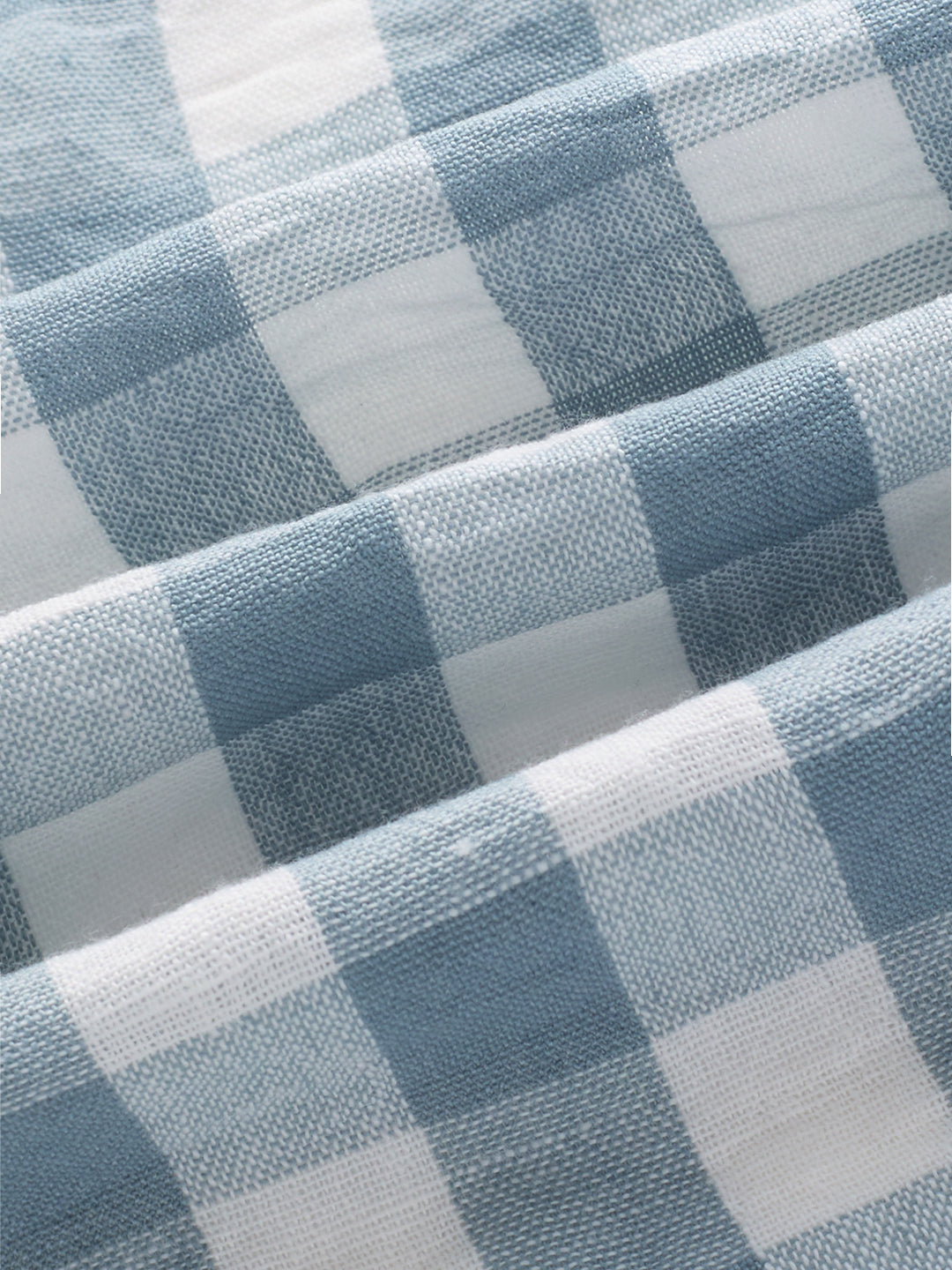 Slate Blue Gingham Checks Shirt