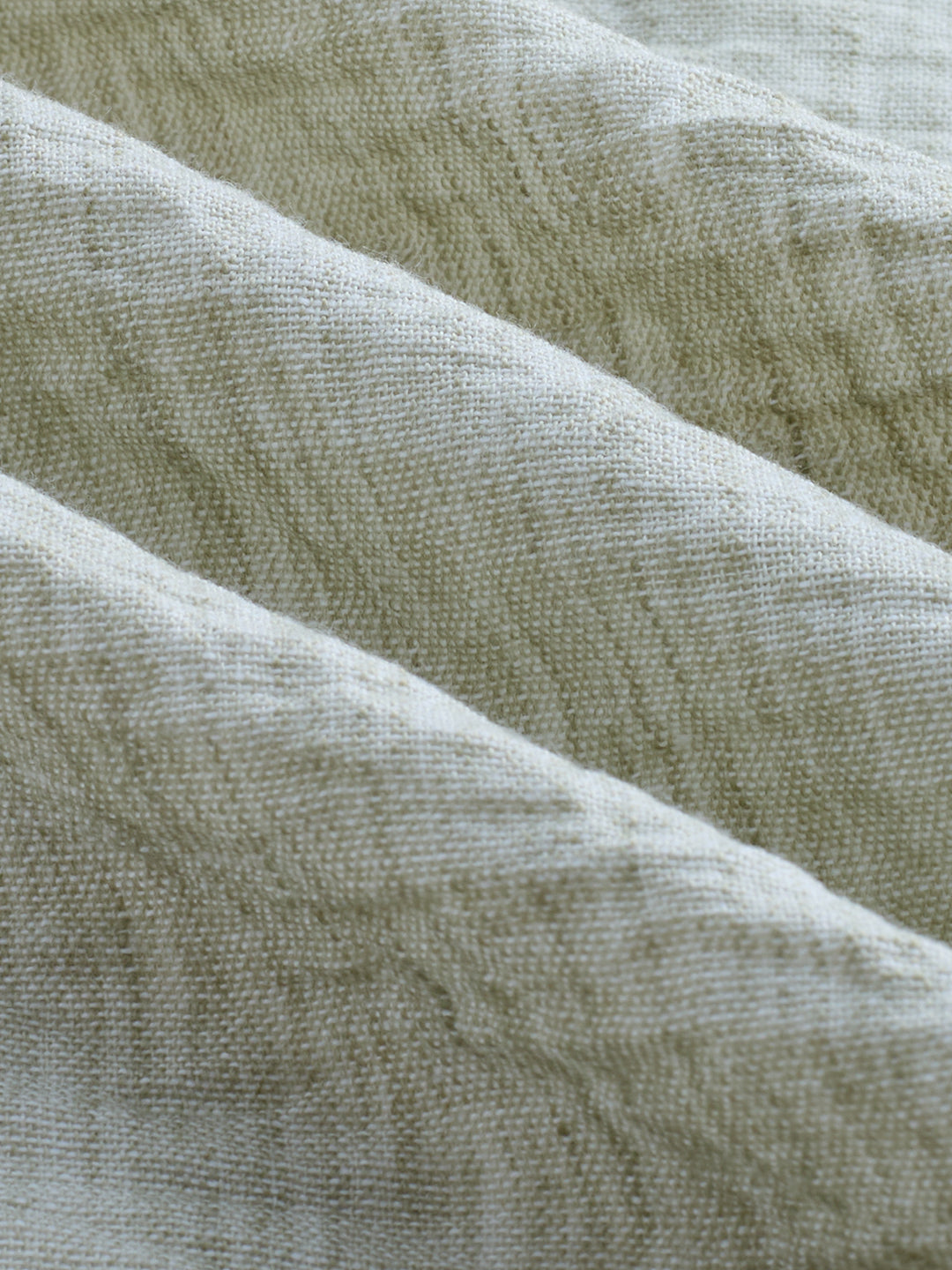 Tea Green Crinkled Textured Shirt