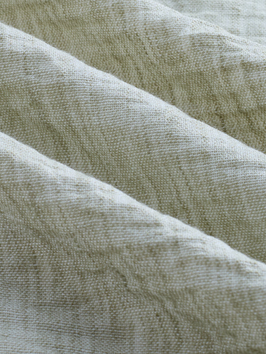 Tea Green Crinkled Textured Shirt