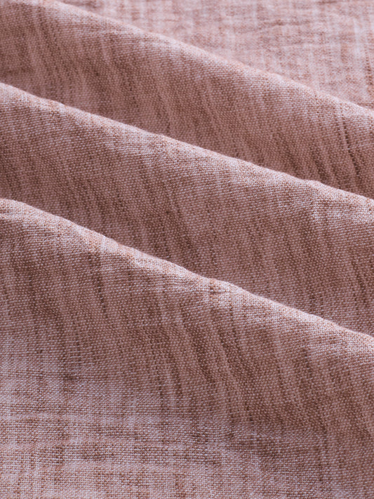 Heathered Taupe Fine-Weave Crinkled Shirt