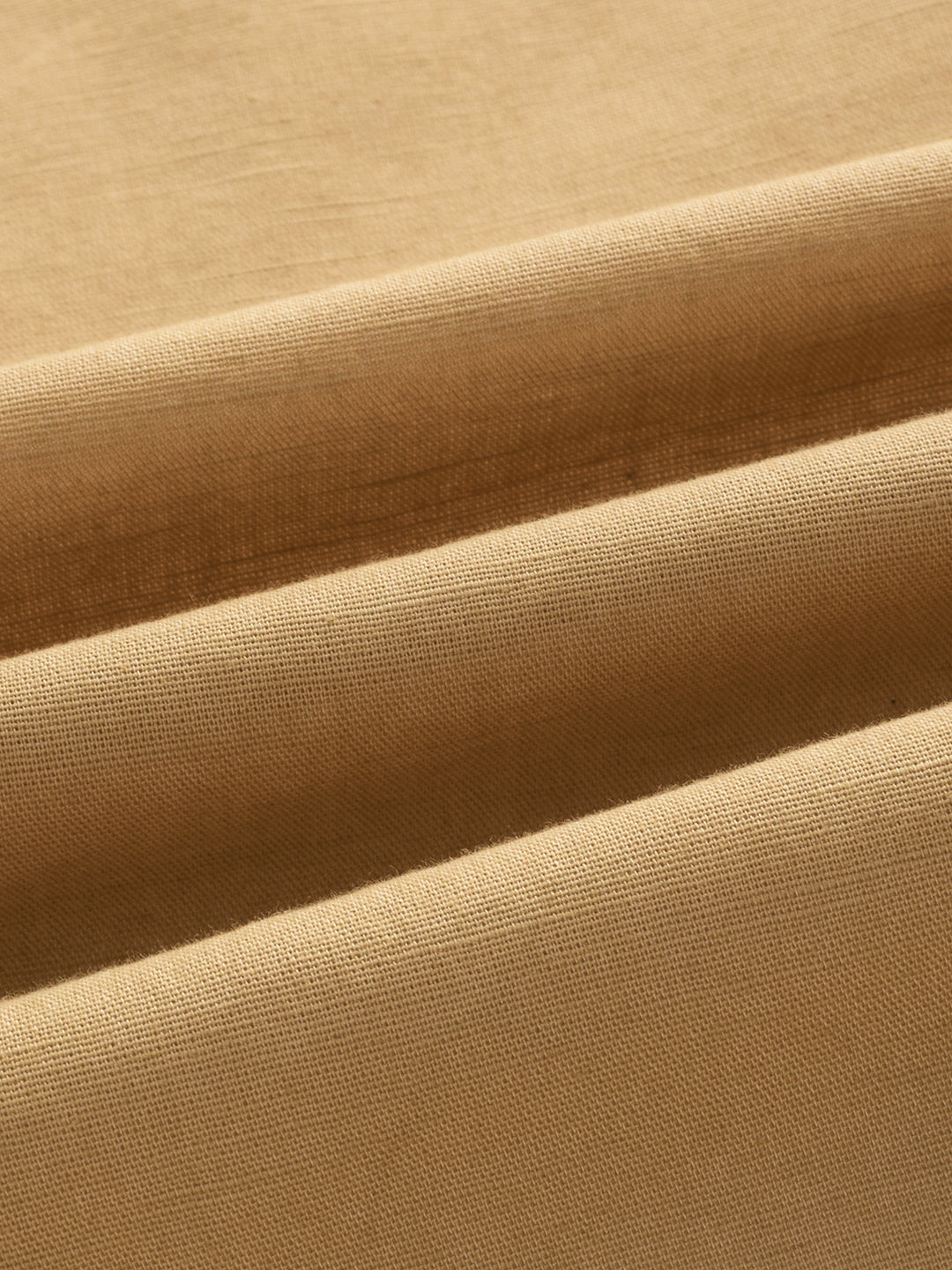 Solid Camel Beige Statement Shirt
