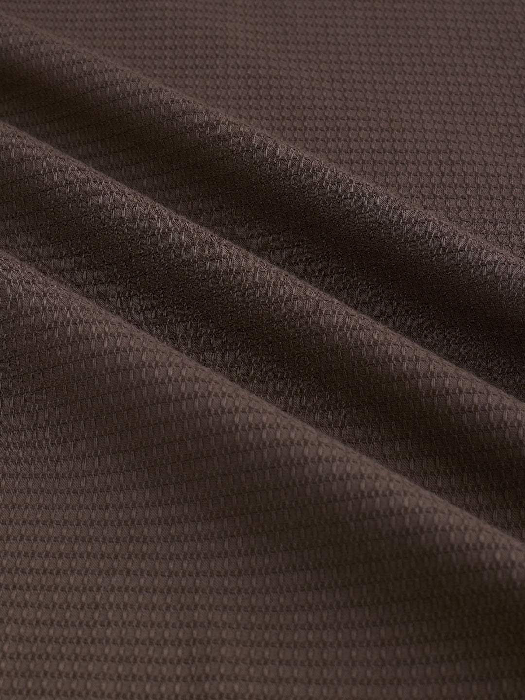 Sepia Brown Textured Shirt