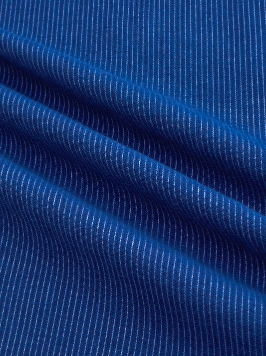 Soigné Navy Pinstripe Denim Shirt
