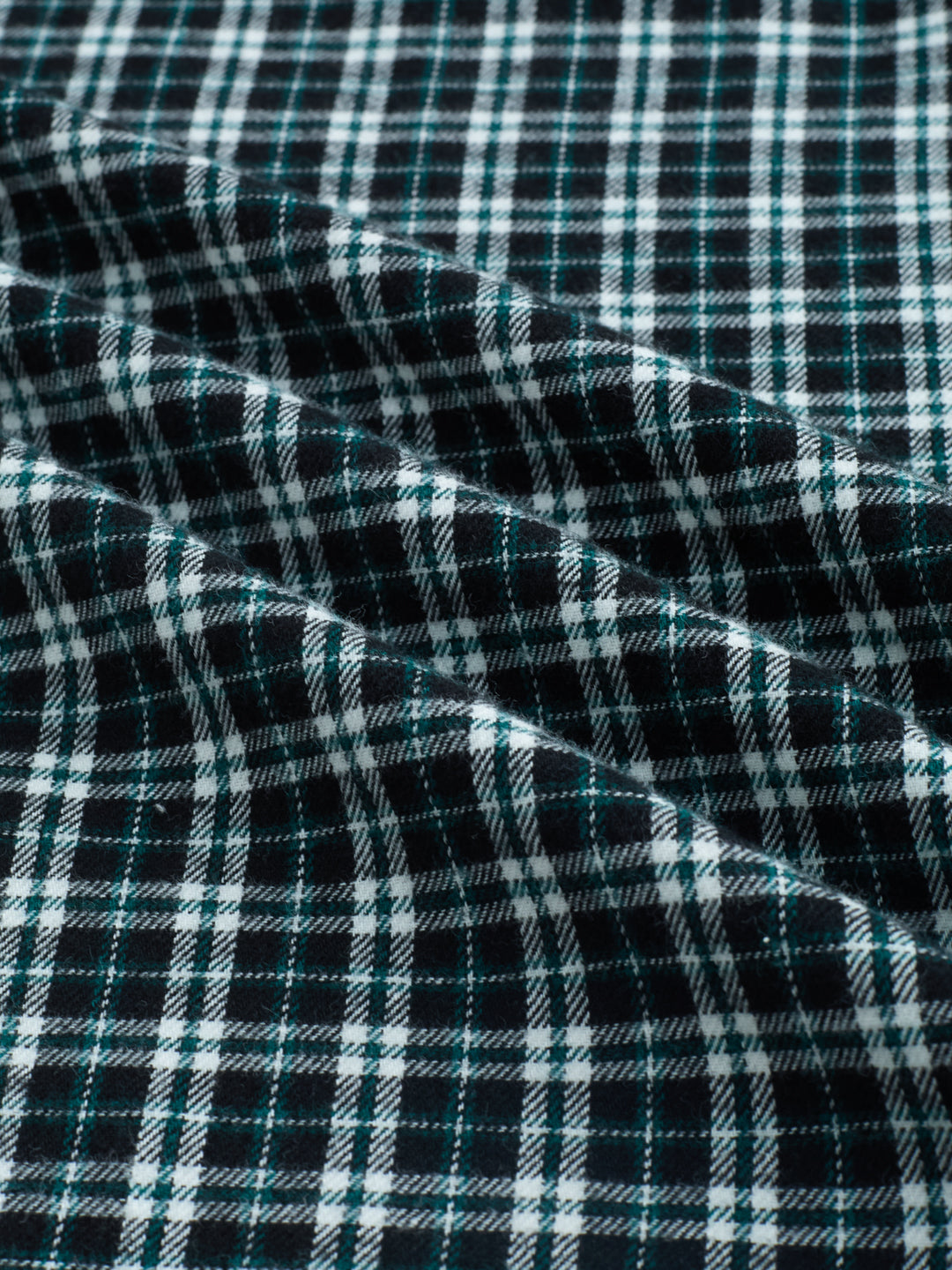 Multi Shepherd’s Check Boxy Fit Crop Flannel Shirt