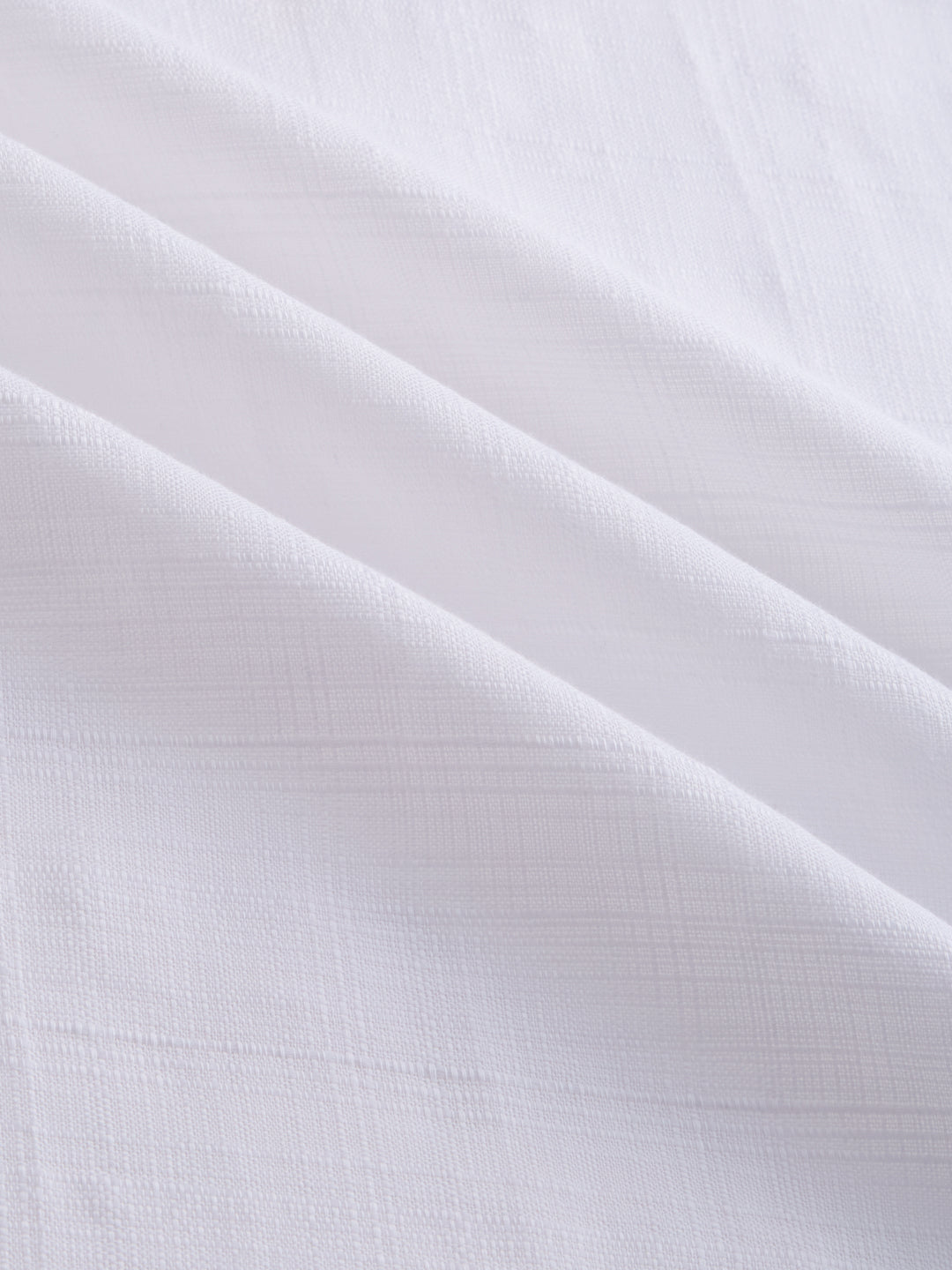 Snow White Textured Weave Shirt