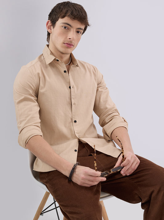 British Tan Beige Everyday Shirt