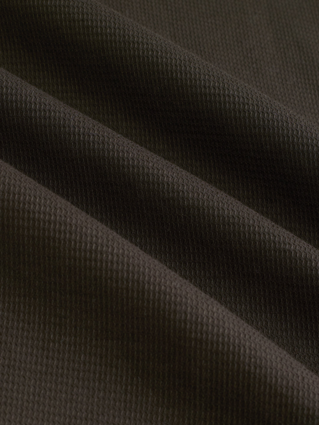 Deep Olive Refined Textured Shirt