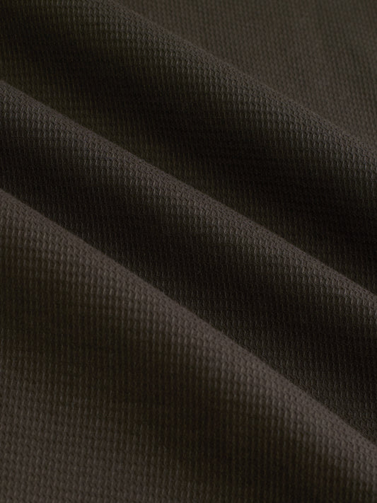 Deep Olive Refined Textured Shirt