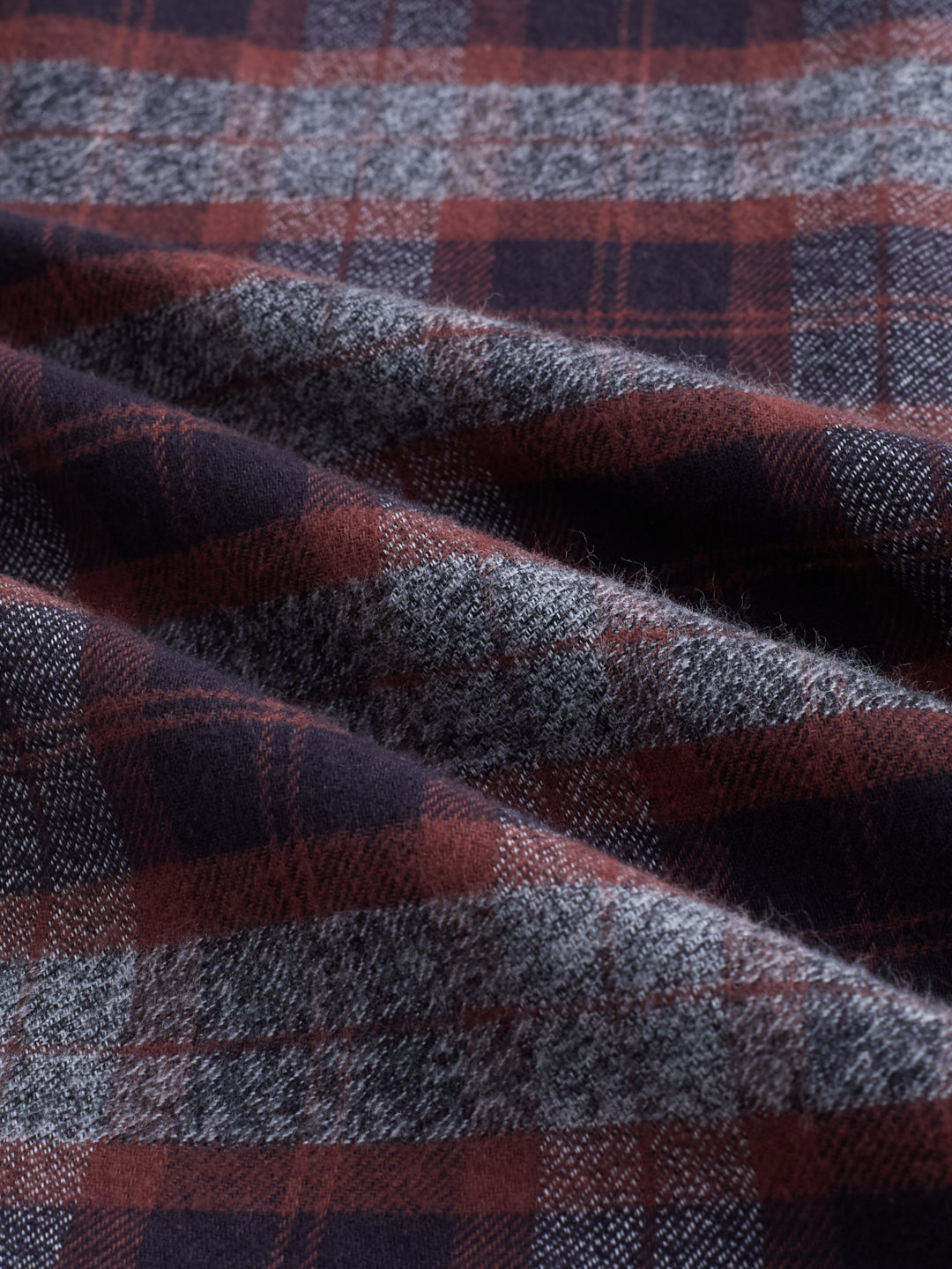 Brown & Black Boxy Fit Crop Flannel