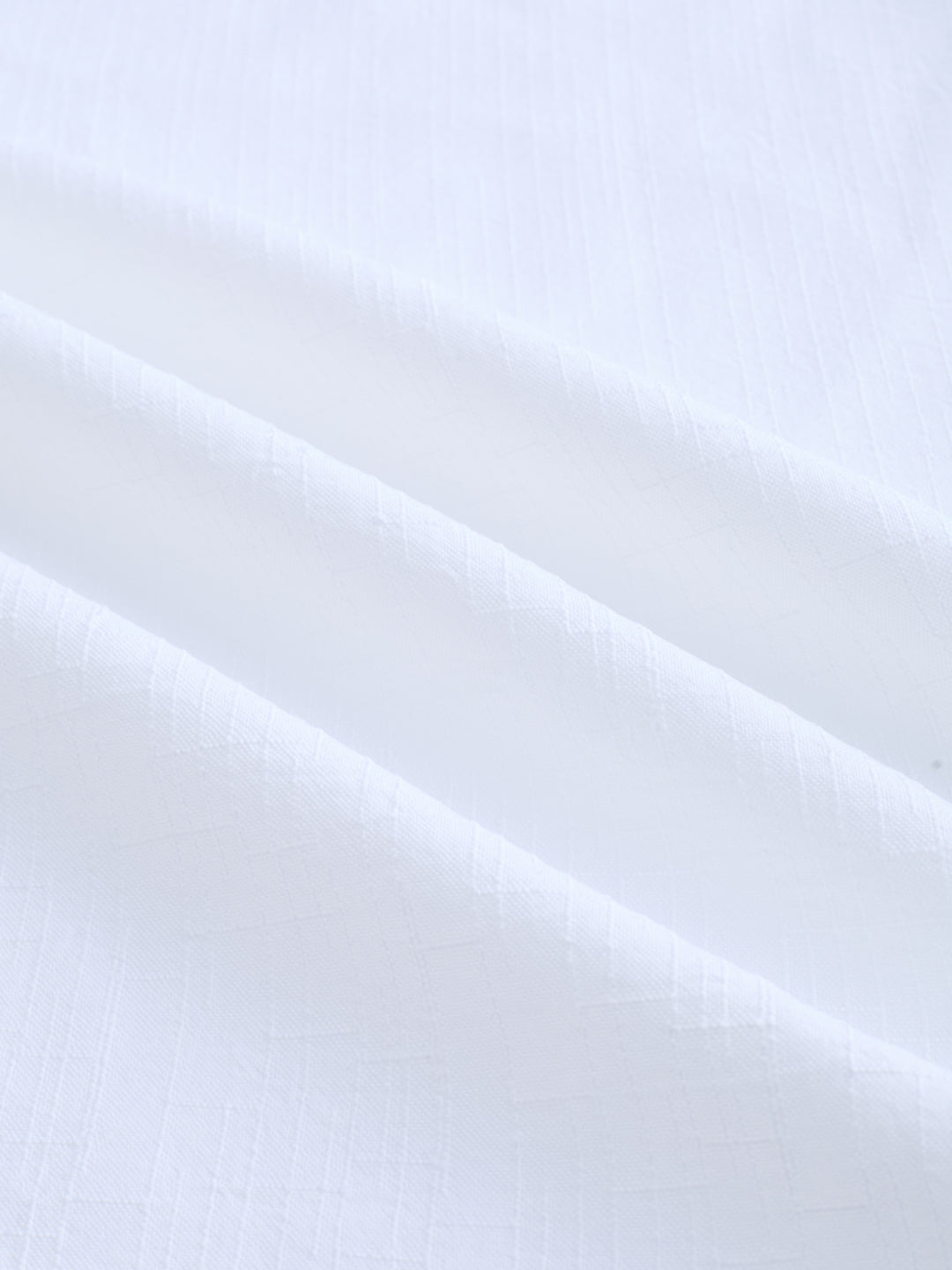 Classic White Slub Weave Shirt