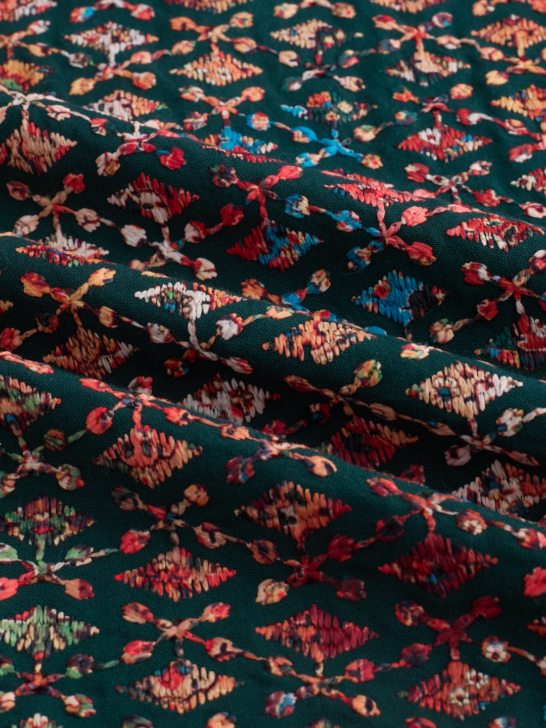 Ishqiya Nazara Sequin Glow Embroidered Cuffless Oversized Shirt