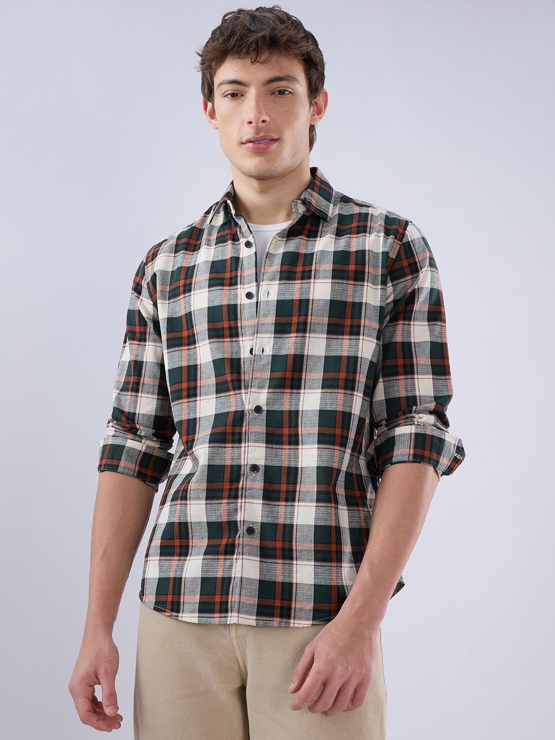 Tartan Pop Multicolor Check Shirt