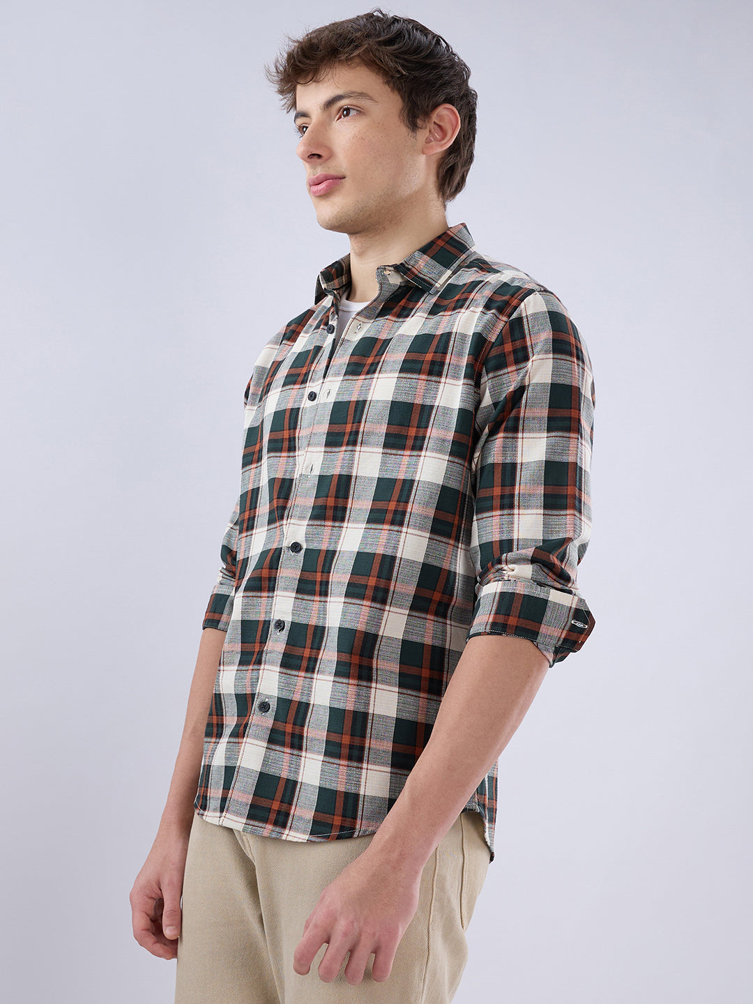 Tartan Pop Multicolor Check Shirt