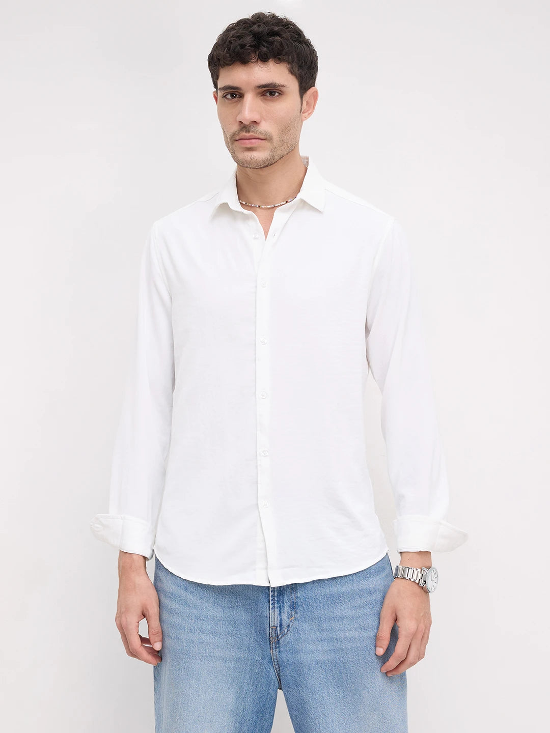 Snow White Air Light Feathery Soft Shirt