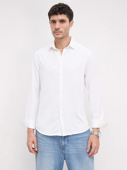Snow White Air Light Feathery Soft Shirt
