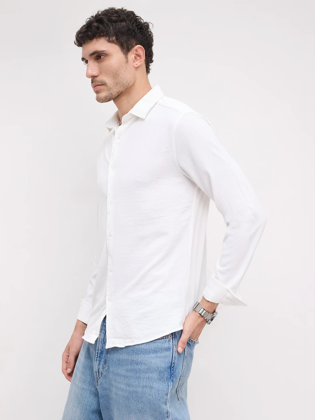 Snow White Air Light Feathery Soft Shirt