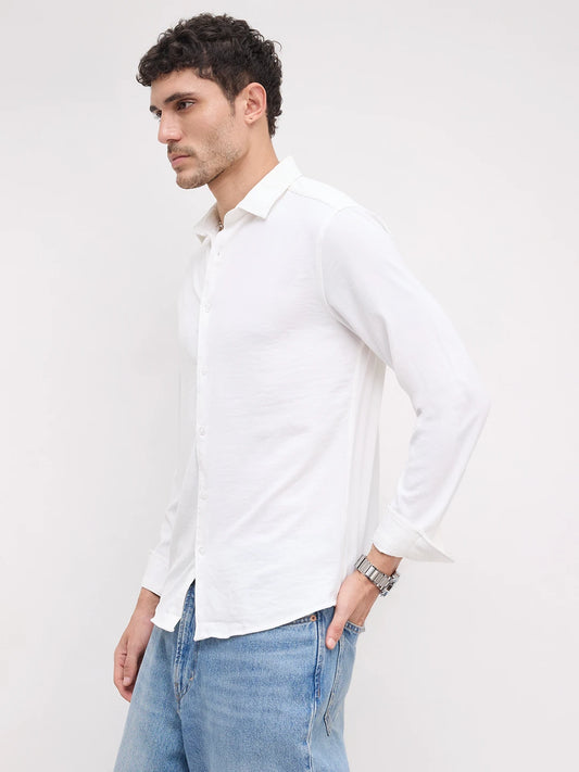 Snow White Air Light Feathery Soft Shirt