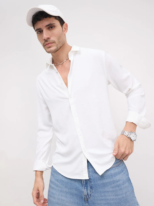Snow White Air Light Feathery Soft Shirt