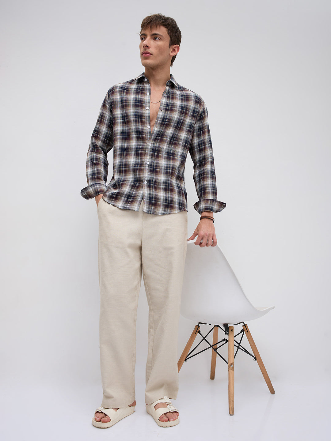 Multicolor Tartan Pop Shirt