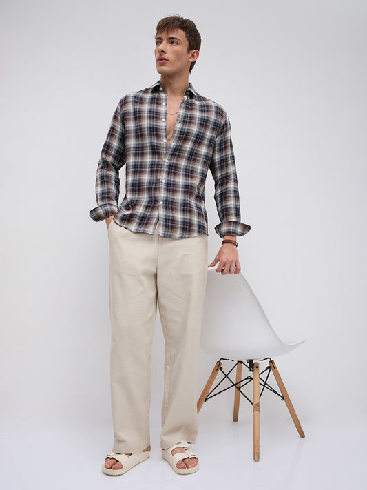 Multicolor Tartan Pop Shirt