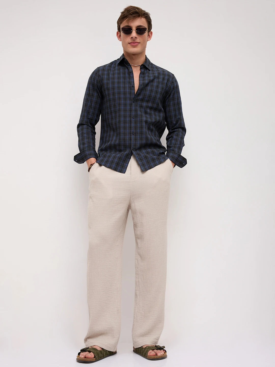 Twilight Navy Multi Checks Everyday Shirt