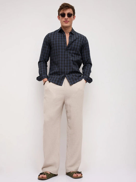 Twilight Navy Multi Checks Everyday Shirt