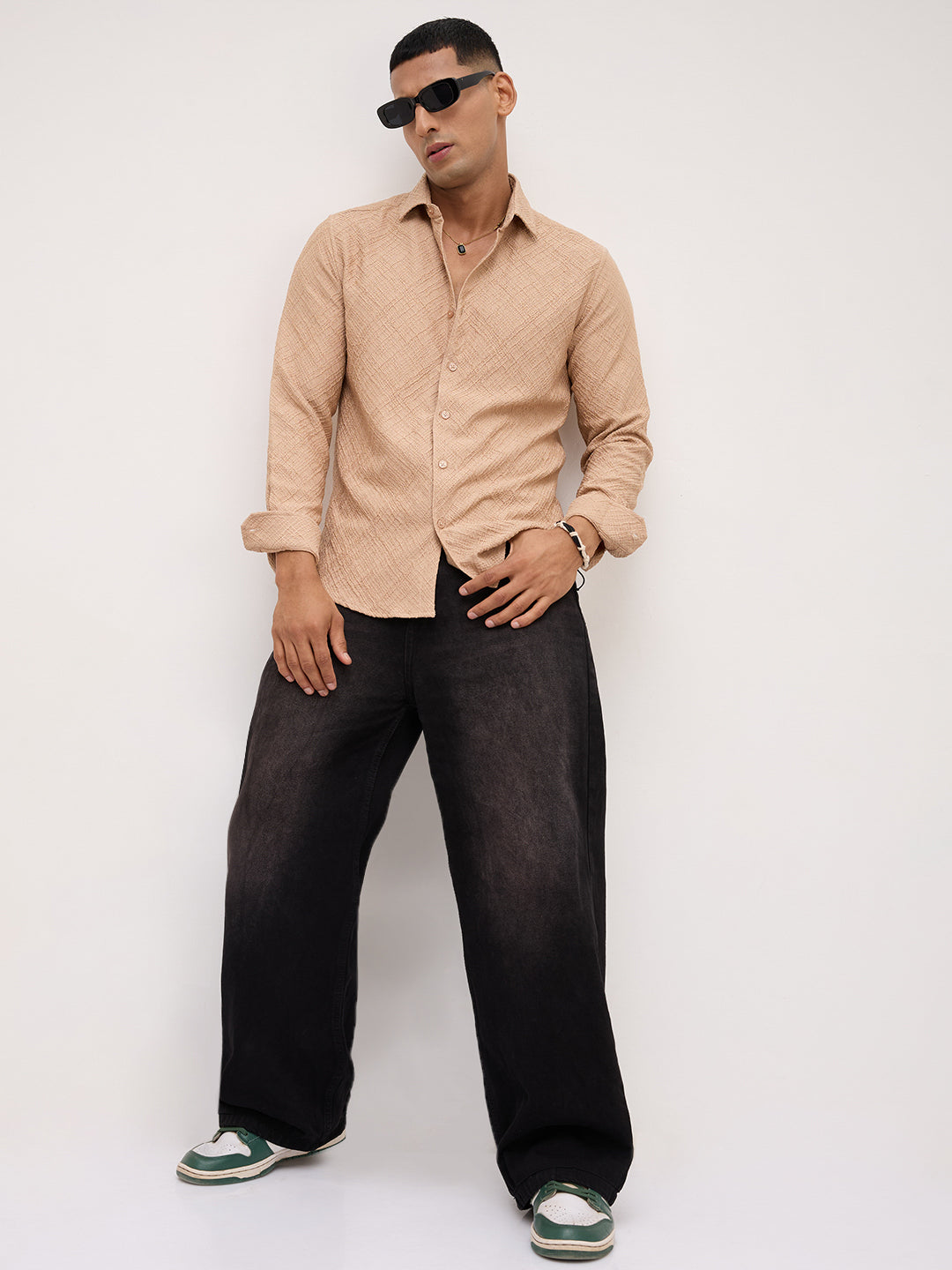 Dessert Canvas Embossed Shirt