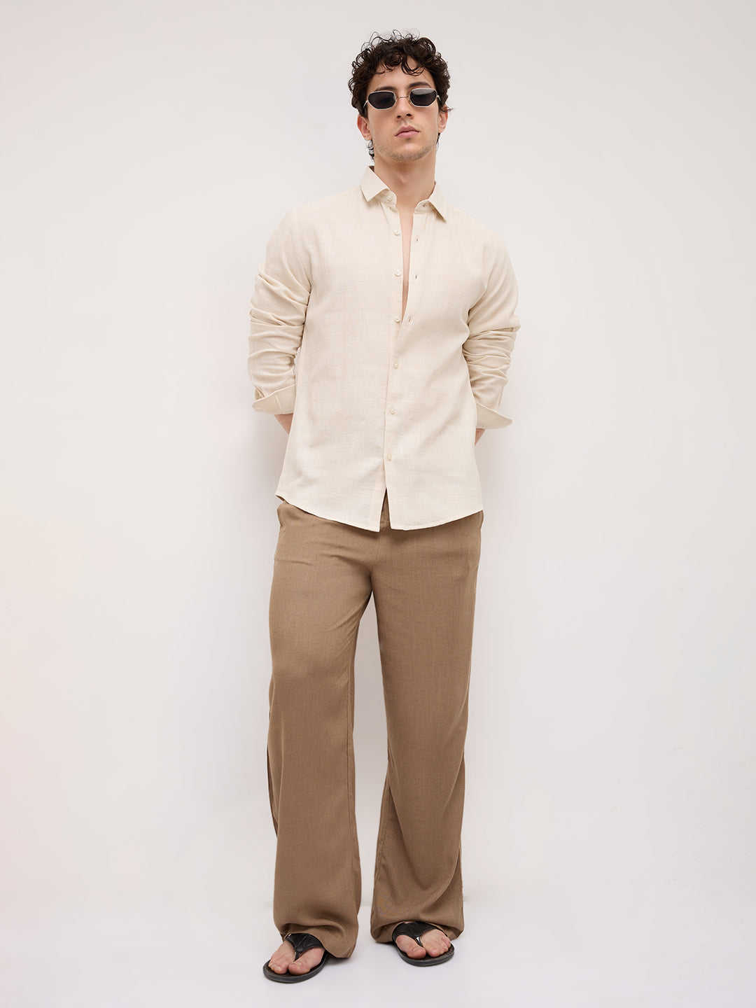 Off-White Crossgrain Micro Textured Shirt