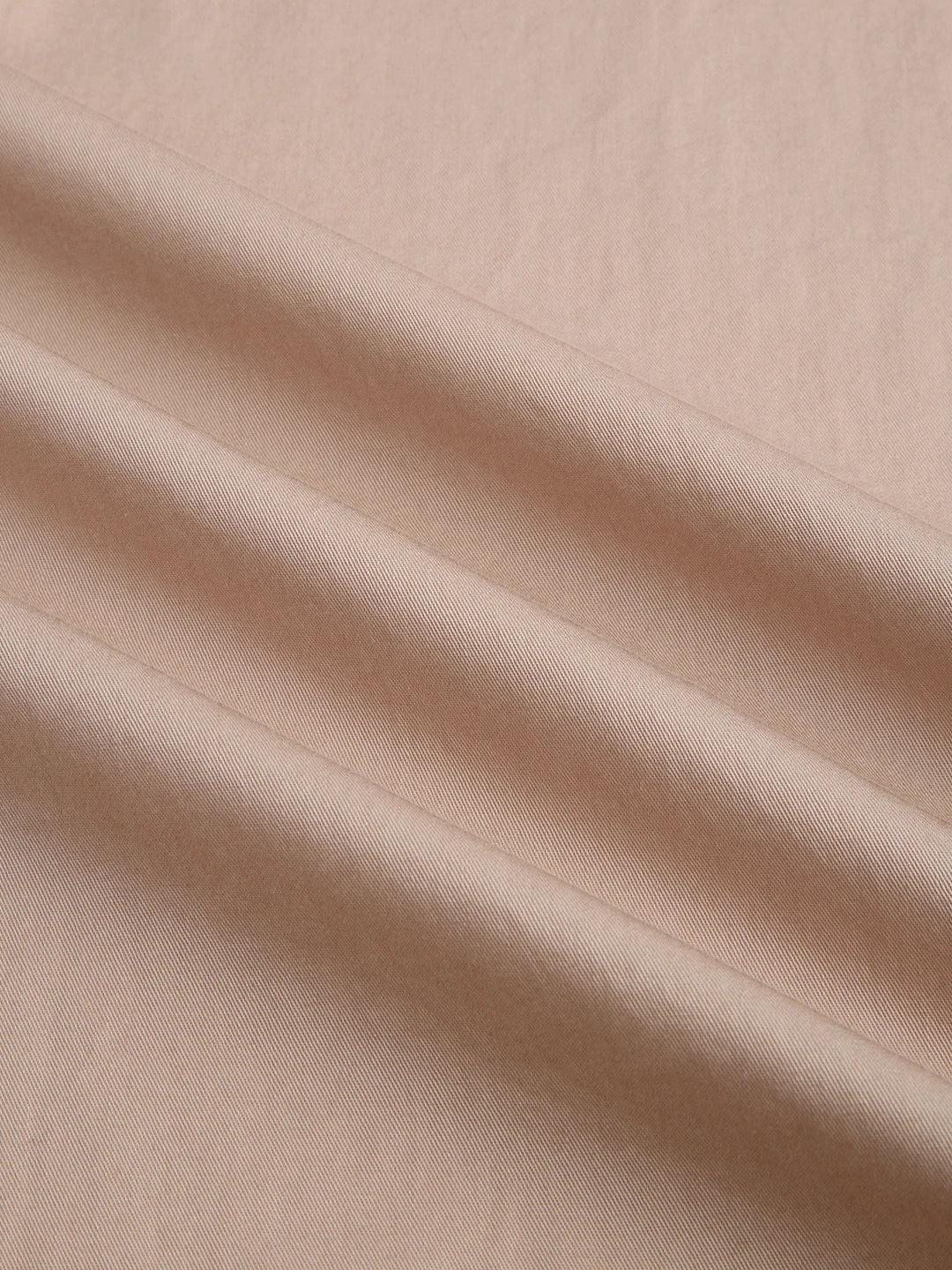 Classic Sand Beige Boxy Fit Crop Shirt