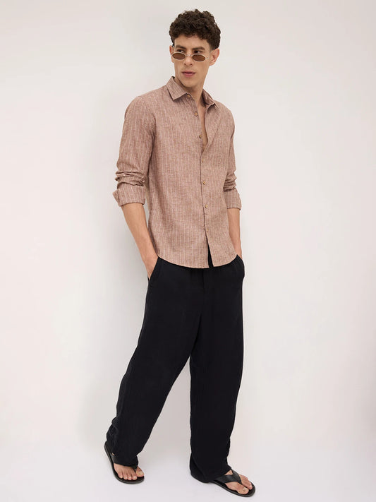 Dessert Grain Pinstripe Shirt