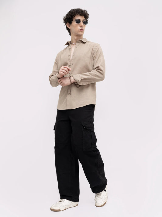 Sandscape Micro Waffle Textured Shirt