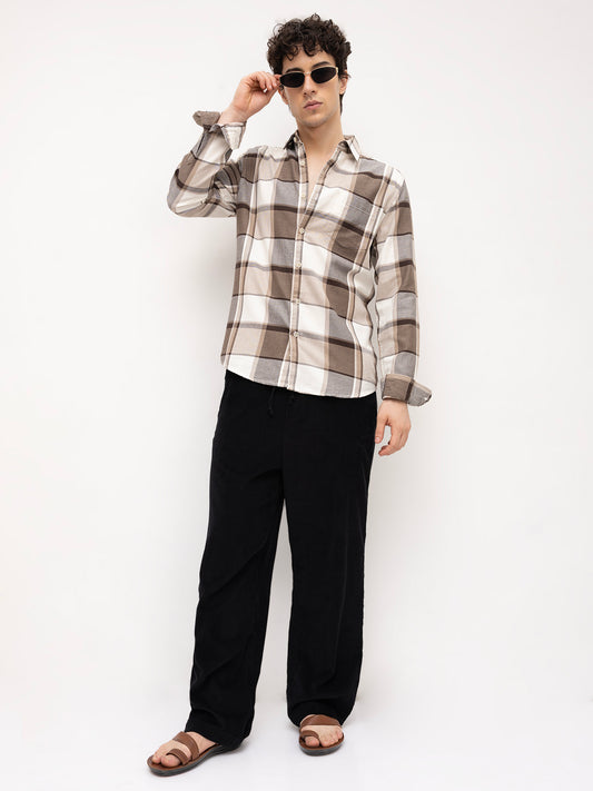 Brunette & Ivory Broad Checked Shirt